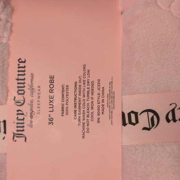 NWT juicy couture robe - Picture 5 of 5